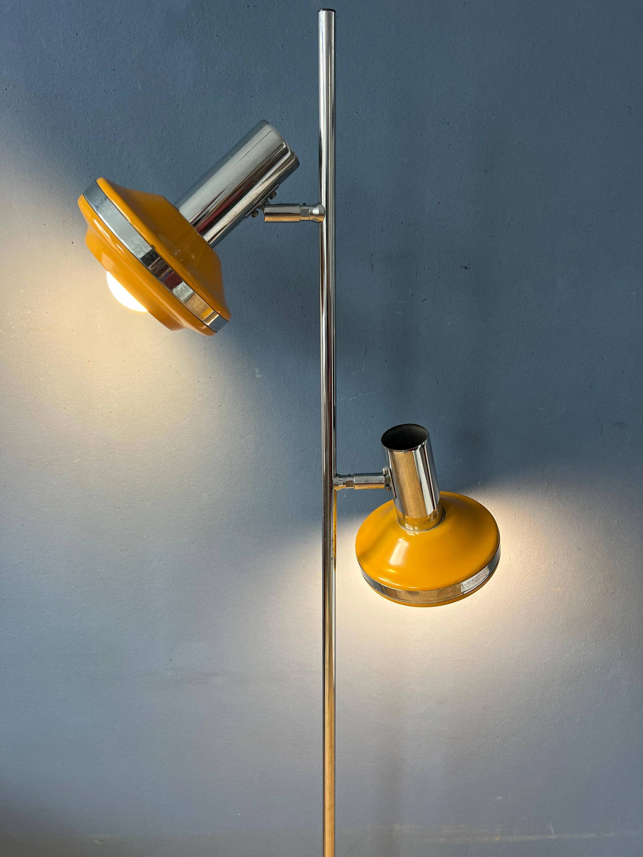 Space Age Mid-Century Floor Lamp Hustadt Leuchten