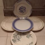 Mismatched old iron earth plates