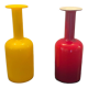 Set two of Scandinavian glassworks Holmegaard c.1960