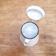 Vintage tea maker in enamelled sheet metal