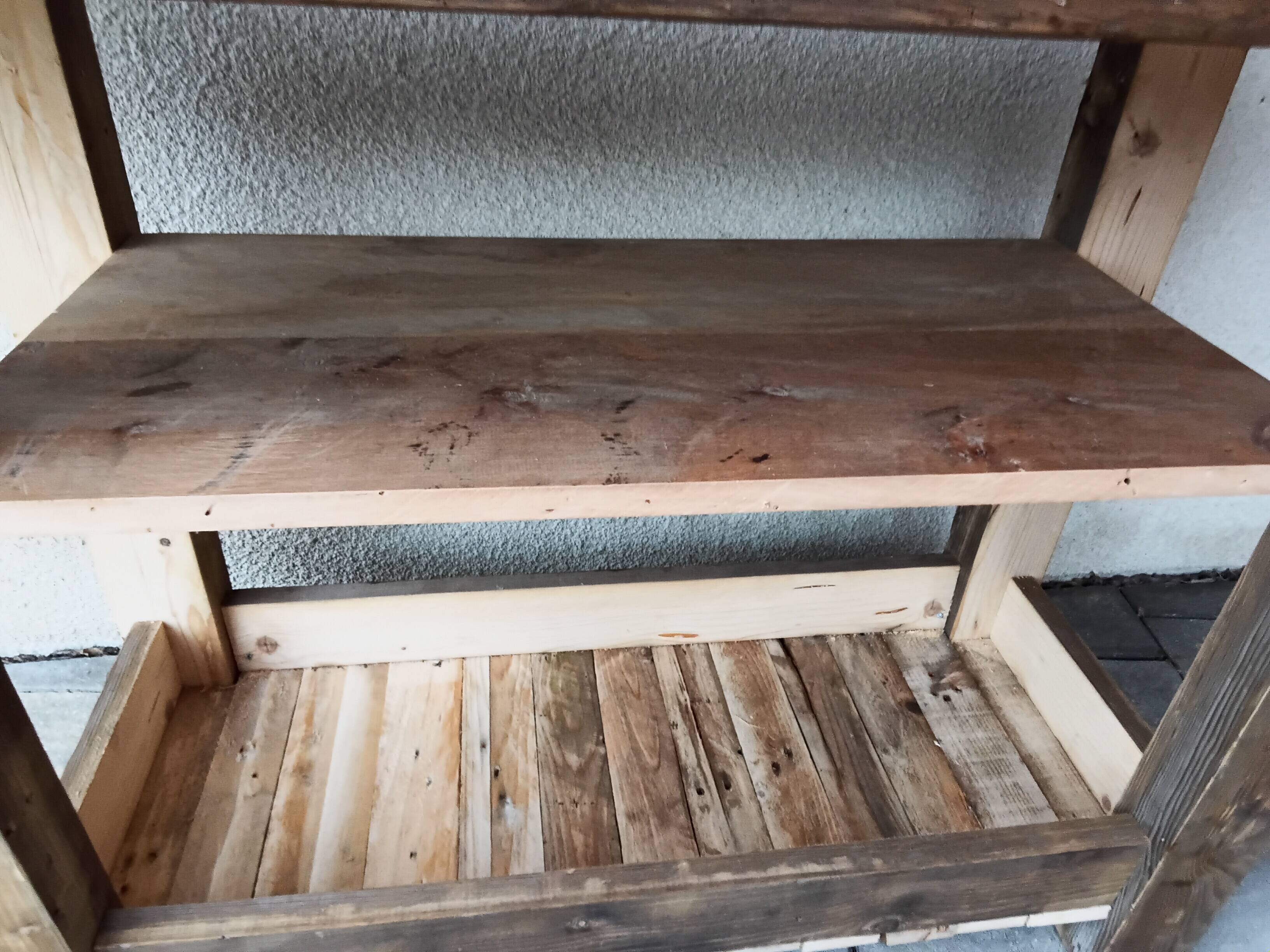 Wooden workbench