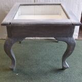 Table basse vitrine de presentation wabi sabi