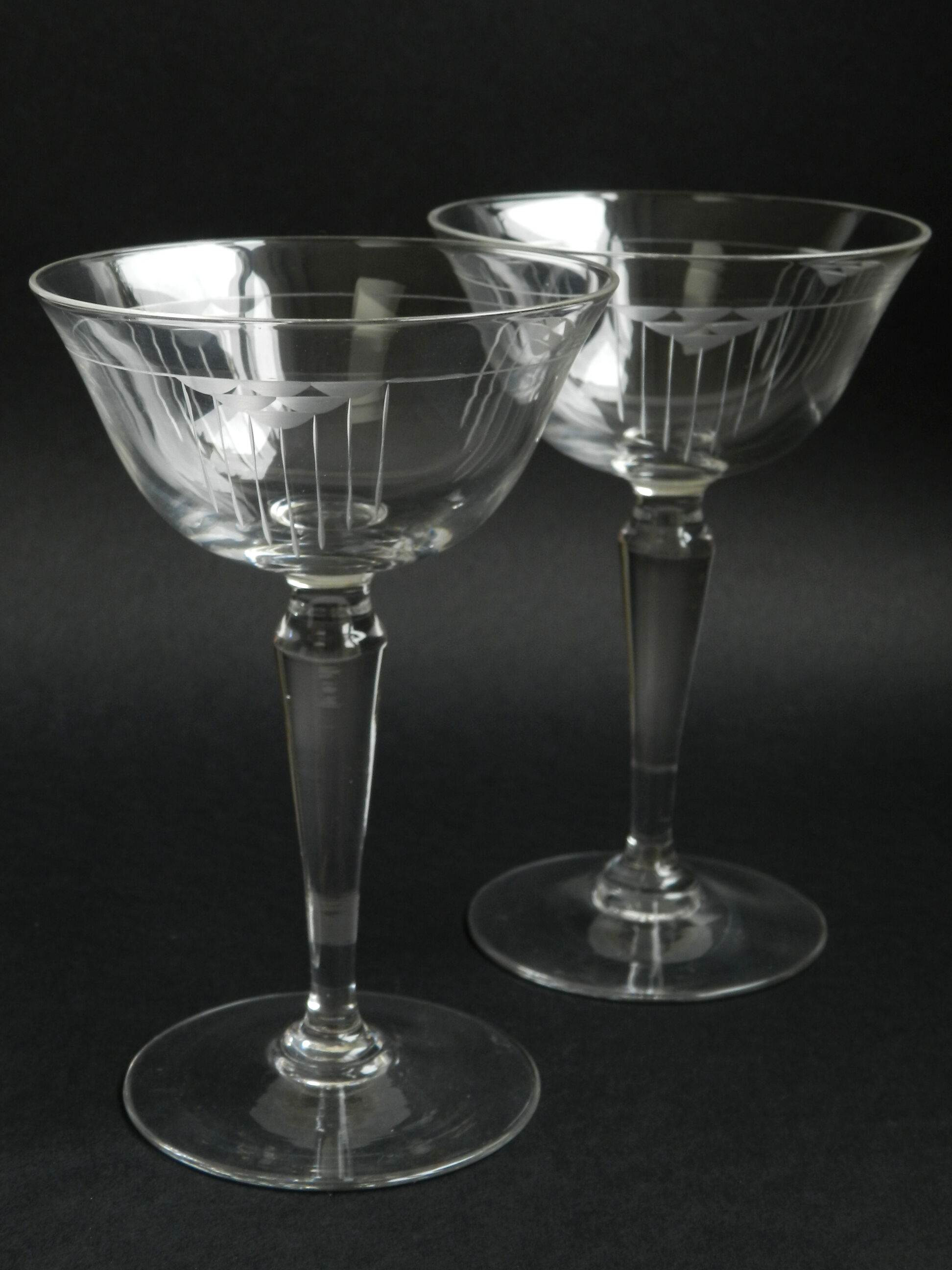 Old champagne cups