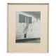 Vintage beige frame black & white photo