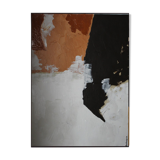 Acrylic canvas "earth" for living room decoration