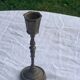 Old brass candle holder