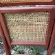 Pair of Italian folding chairs in vintage canning