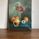 Oil on canvas anemone flowers 1920s
