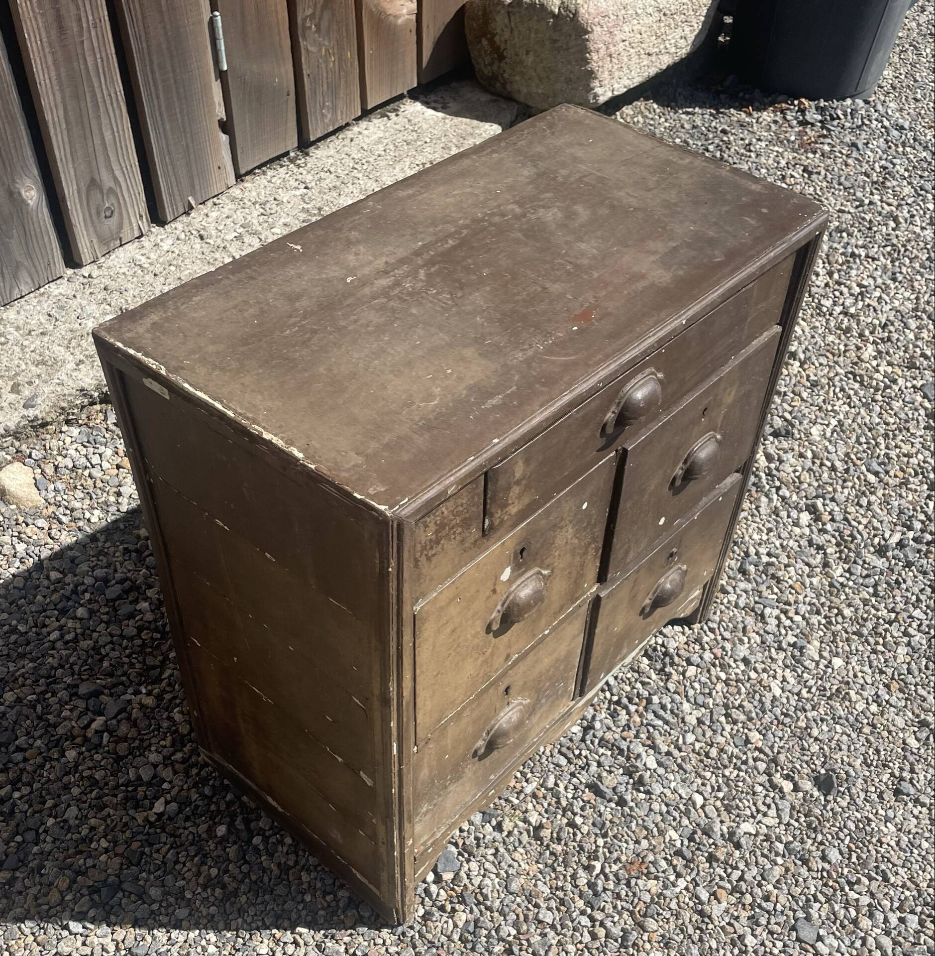 cabinet d'écriture commode ancien en bois