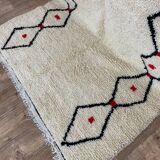 Handmade Moroccan Berber rug 253 X 153 CM