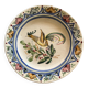 Assiette en céramique à décor d’oiseau