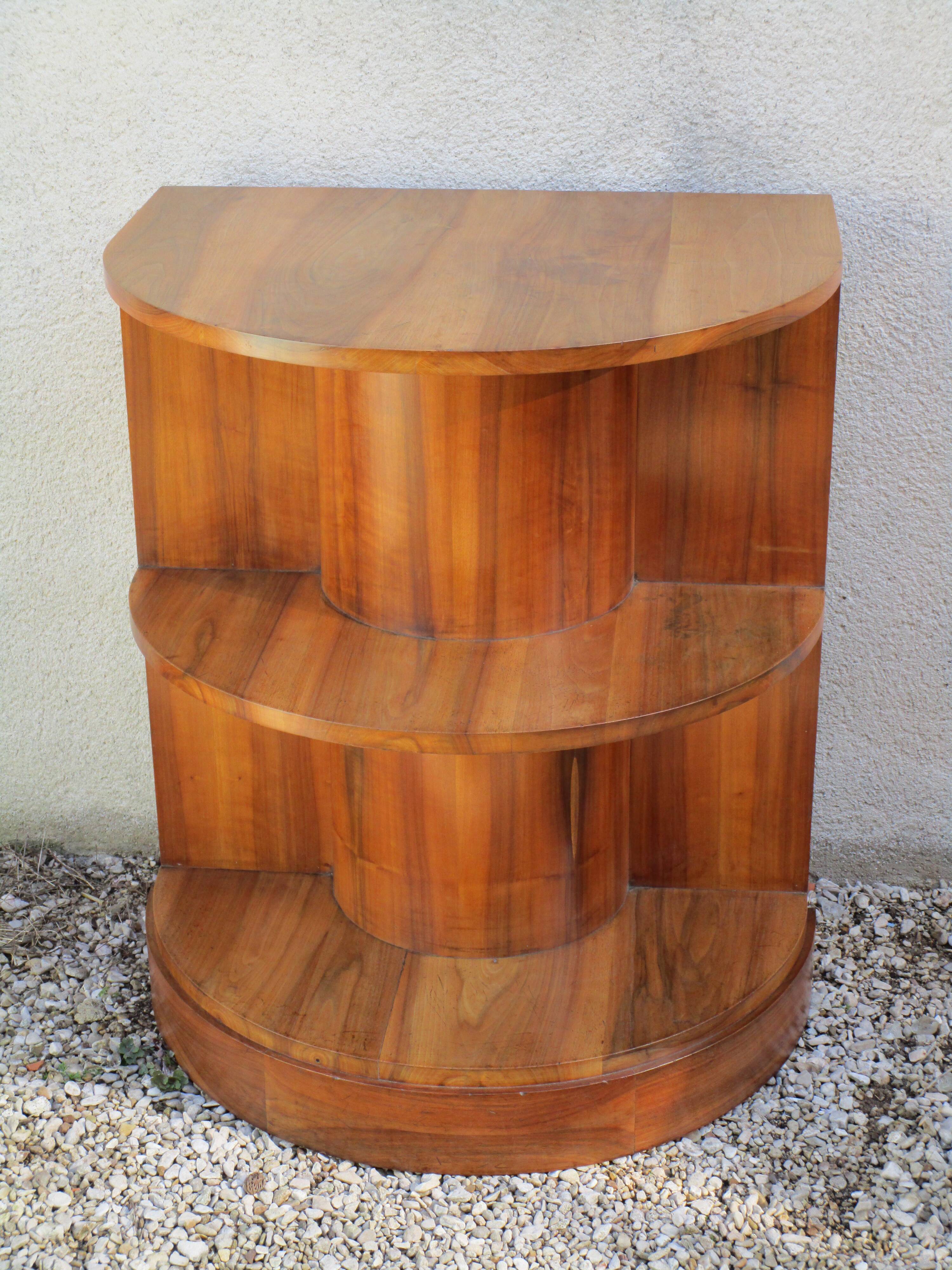 Art deco shelf walnut