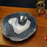 XXL crystallized agate ashtray