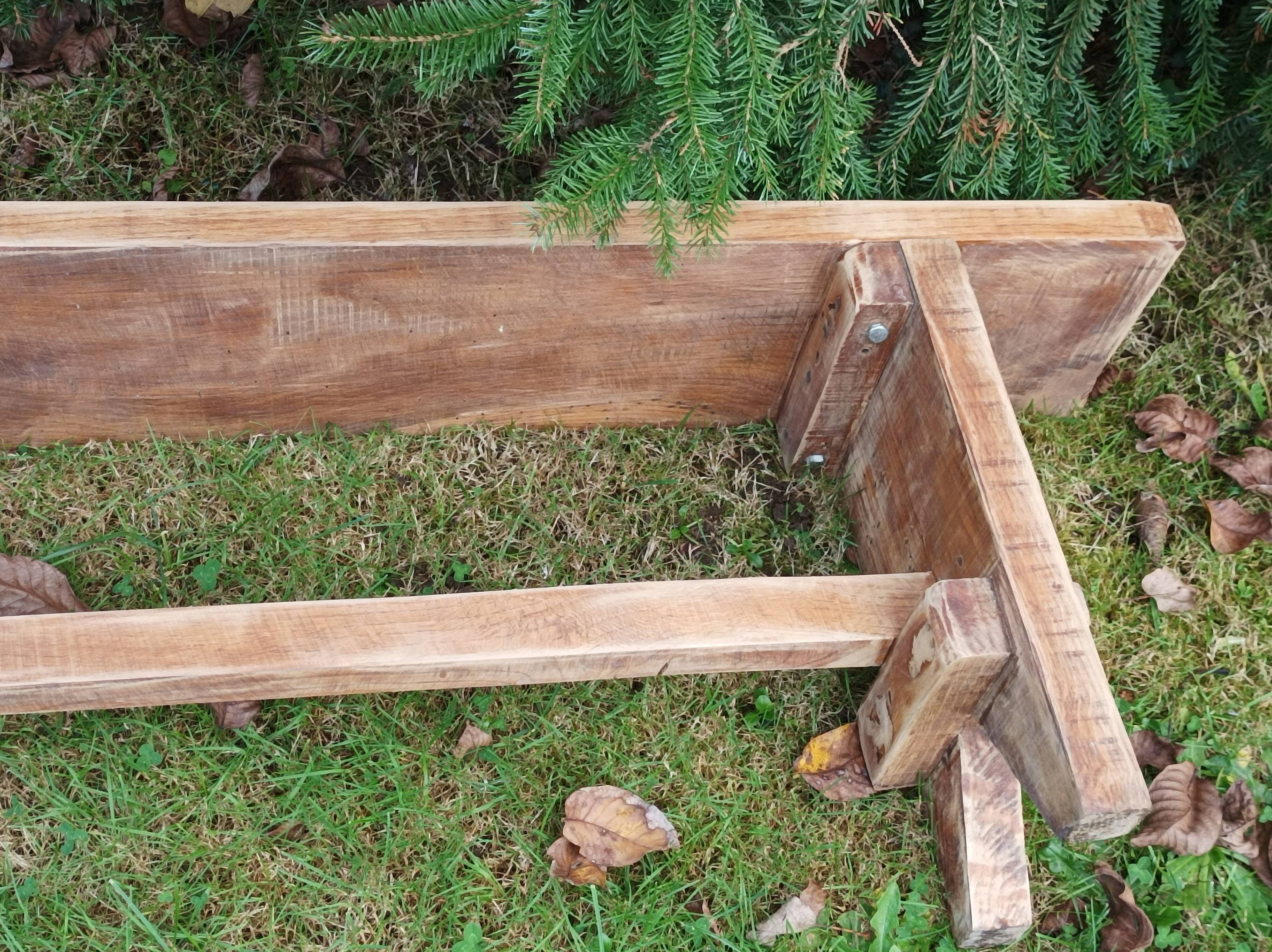 Banc de ferme en chêne