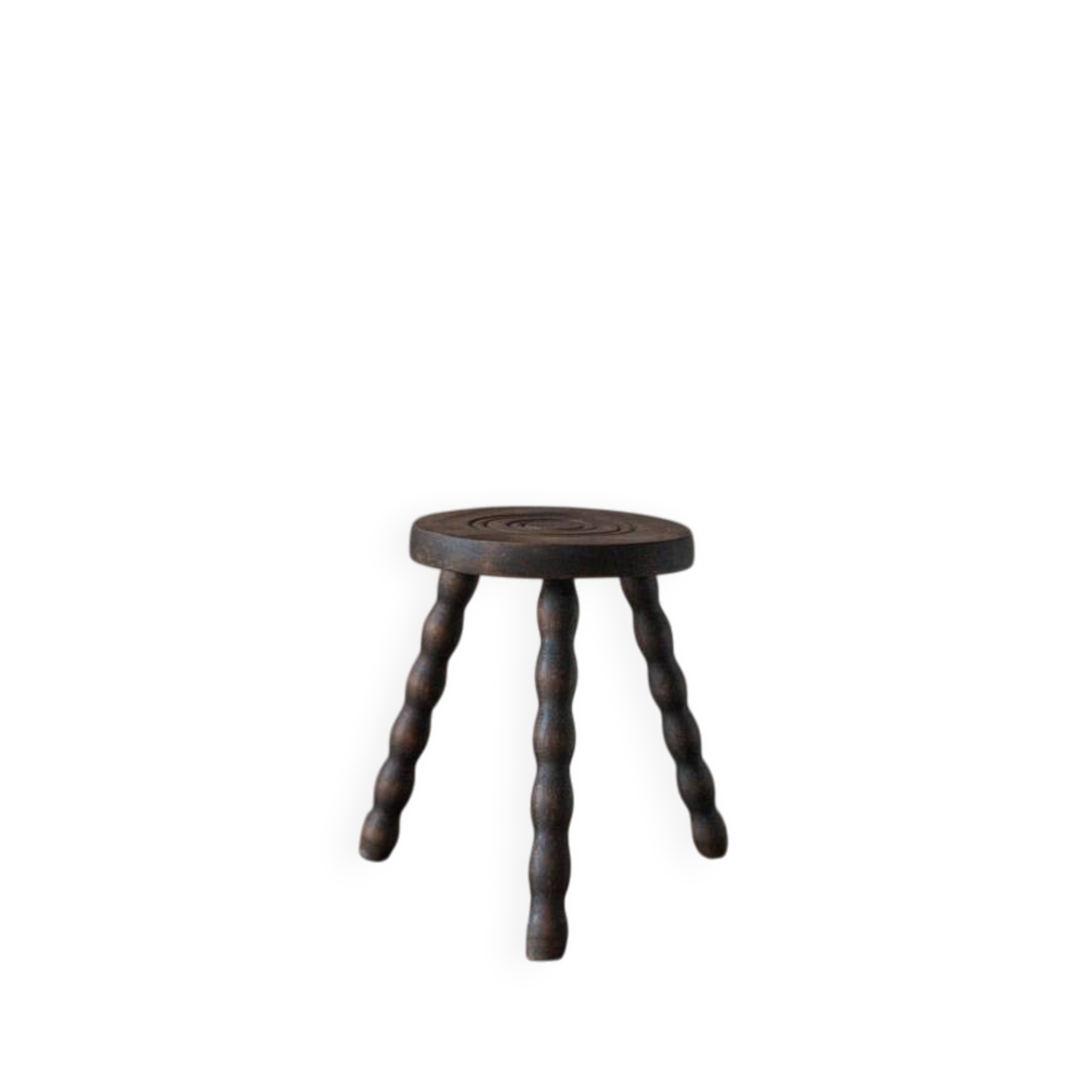 Vintage stool, tripod stool, occasional stool, wooden plant stand, side table, interior decoration.