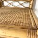 Vintage rattan shelf, bedside or end of sofa