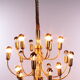 Sciolari Pendant lamp for Boulanger with 18 lights, 1960