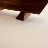 Vintage wooden candle holder