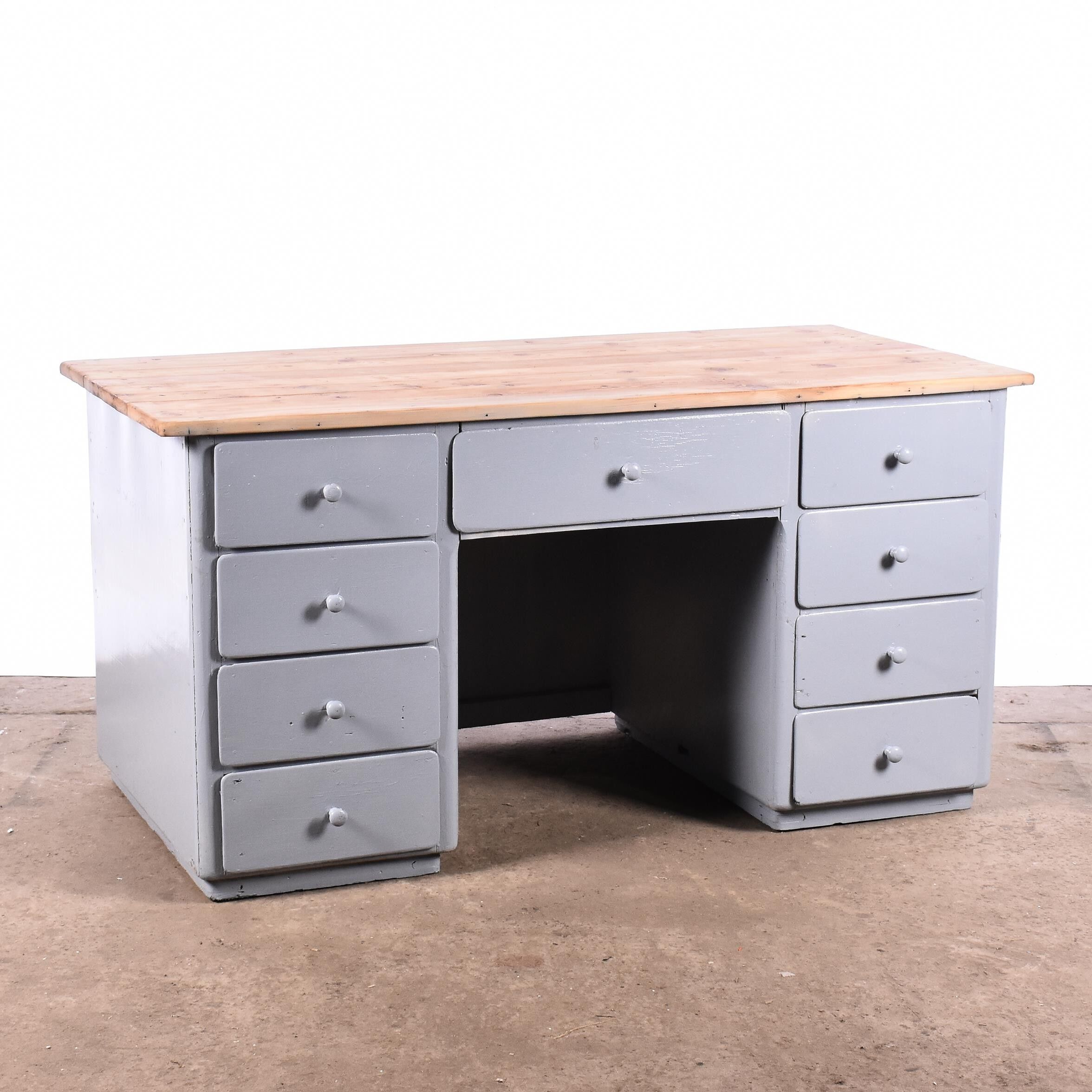 Vintage workbench gray