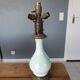 Opaline lamp oil / oil bronze Napoleon III lamp mounting