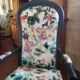 Fauteuil voltaire relooké