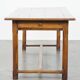 Antique French Farmhouse Dining Table in Oak with 2 Drawers