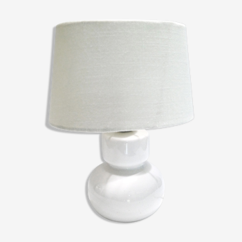 Lampe céramique blanche années 70