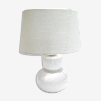 Small white ceramic table lamp 70