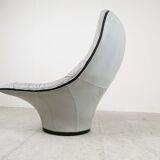 Vintage leather lounge chair by Gerard van den Berg, 1970s