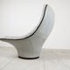 Vintage leather lounge chair by Gerard van den Berg, 1970s
