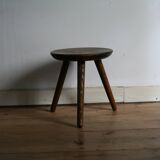 Tabouret tripode, produit dans les Vosges ( Gerardmer), années 50