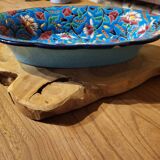 Longwy enameled fruit bowl