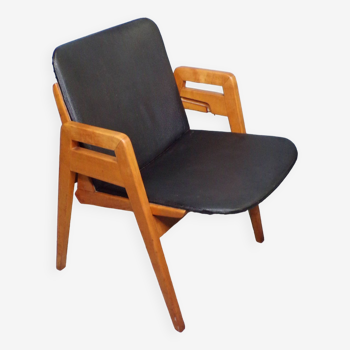 Fauteuil vintage suisse Aermo à système