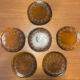 6 handmade ceramic plates – Alain Maunier, Vallauris – Year