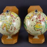 Greenhouse book vintage globes world map toys mont blanc
