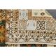 1970s Vintage Turkish Hand-Knotted Wool Cotton Yellow Area Rug 131x177