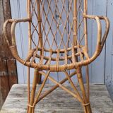 Rattan armchair