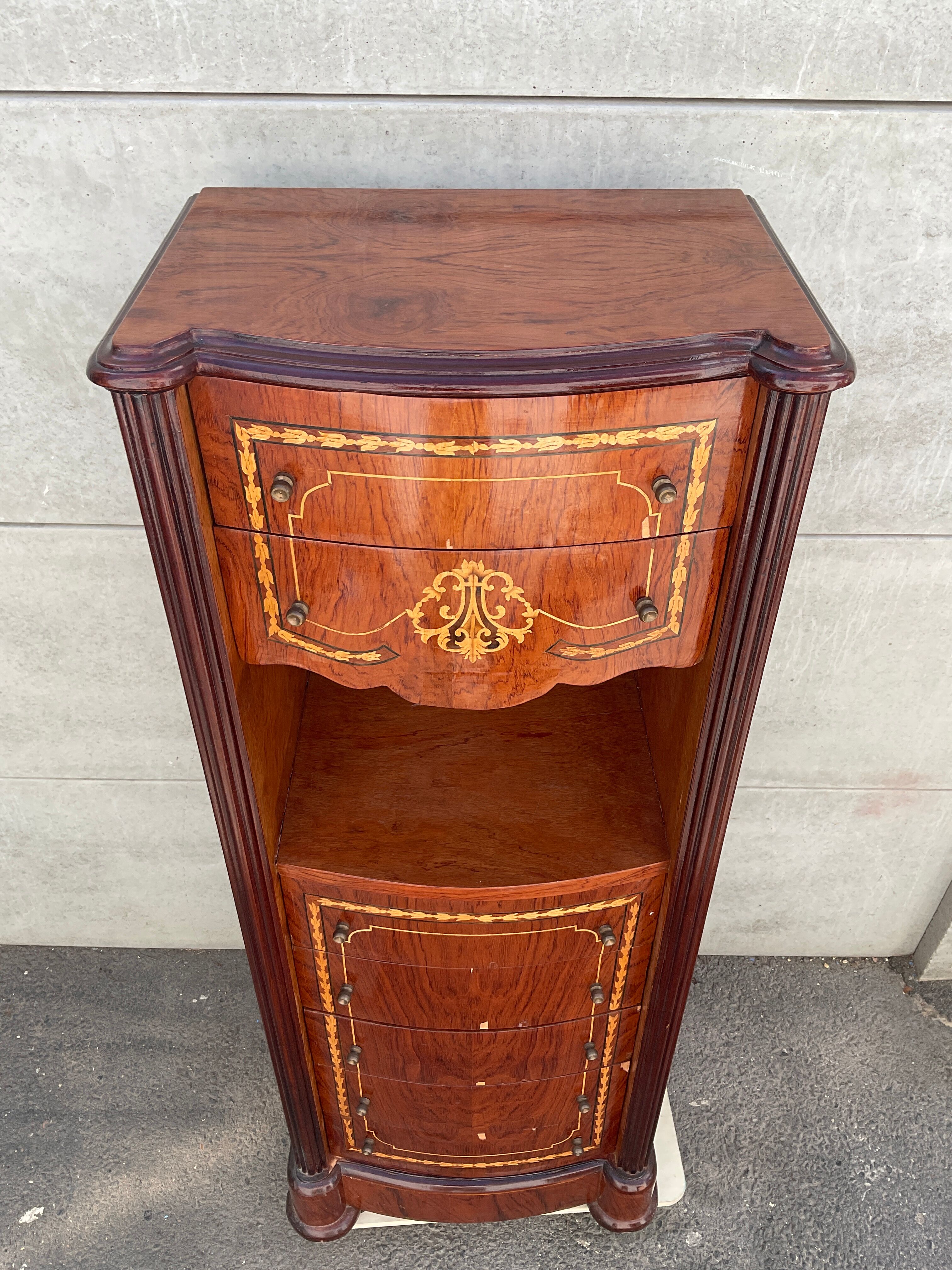 Chest of drawers marquetry