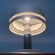 Minimalist German table lamp from the mid-century space age by Kaiser Idell / Kaiser Leuchten, 1960s.