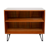 1960s book case in walnut and formica