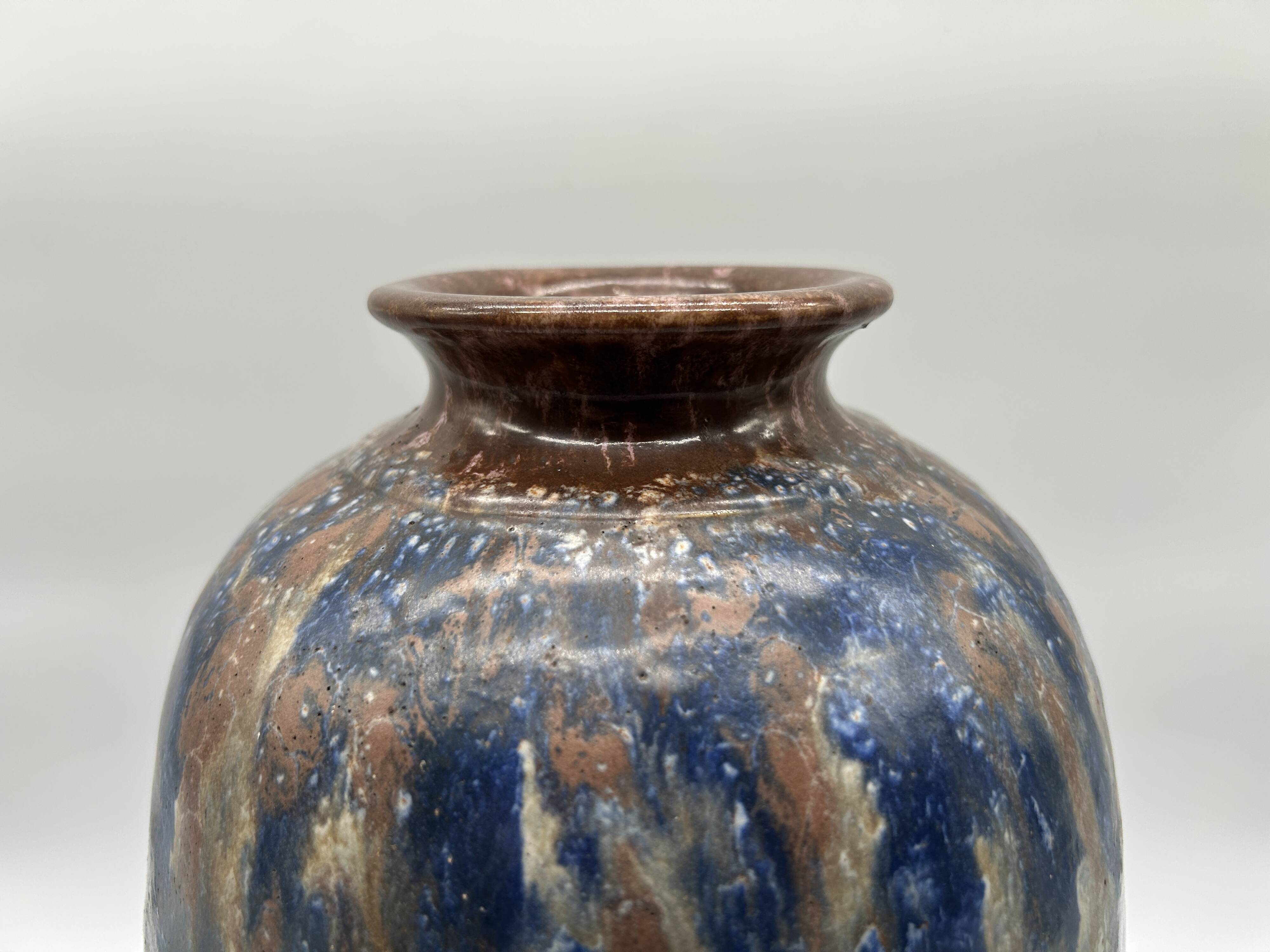 ART DECO vase in Bouffioulx stoneware