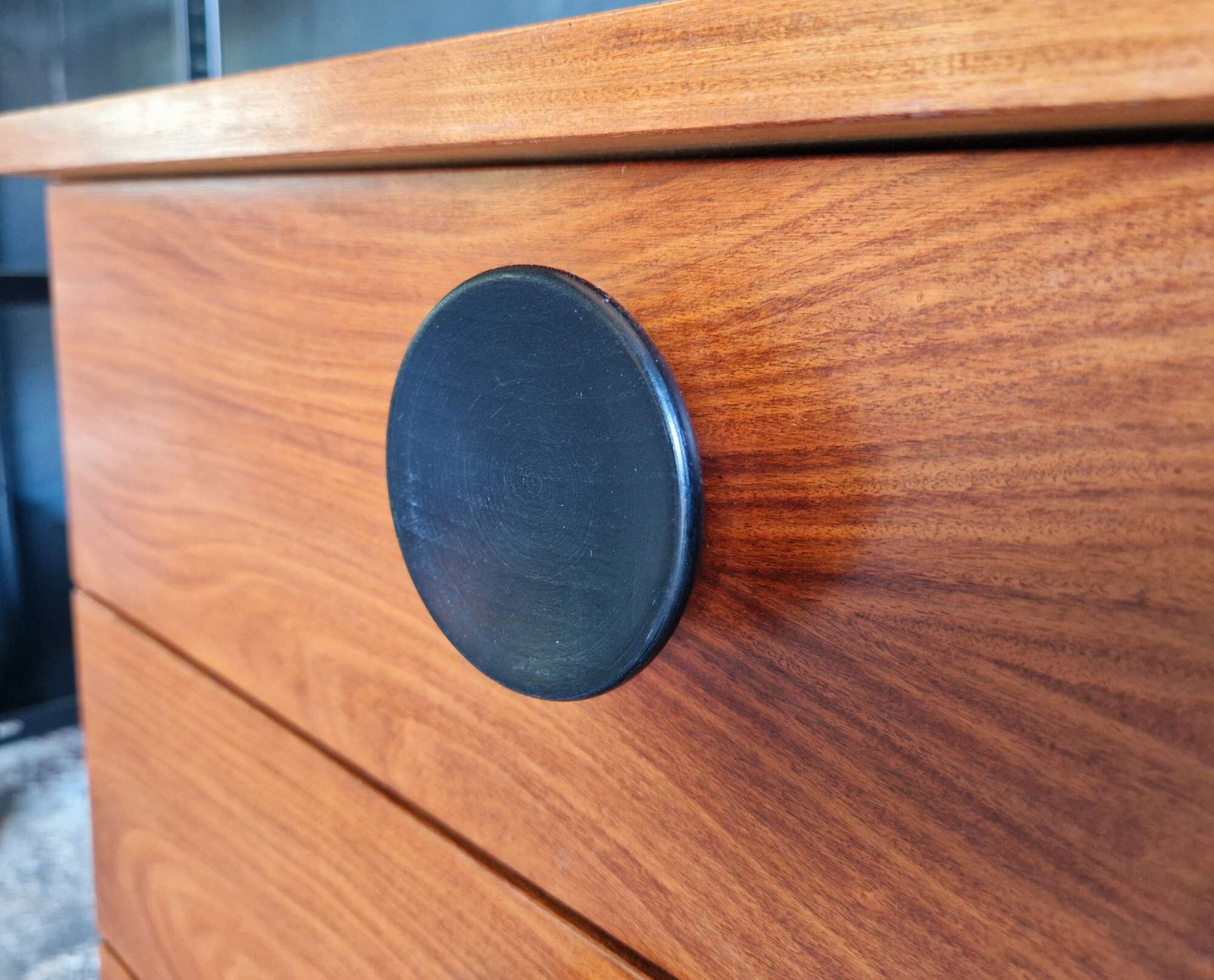 6-drawer chest of drawers in rosewood, 1960s-70s