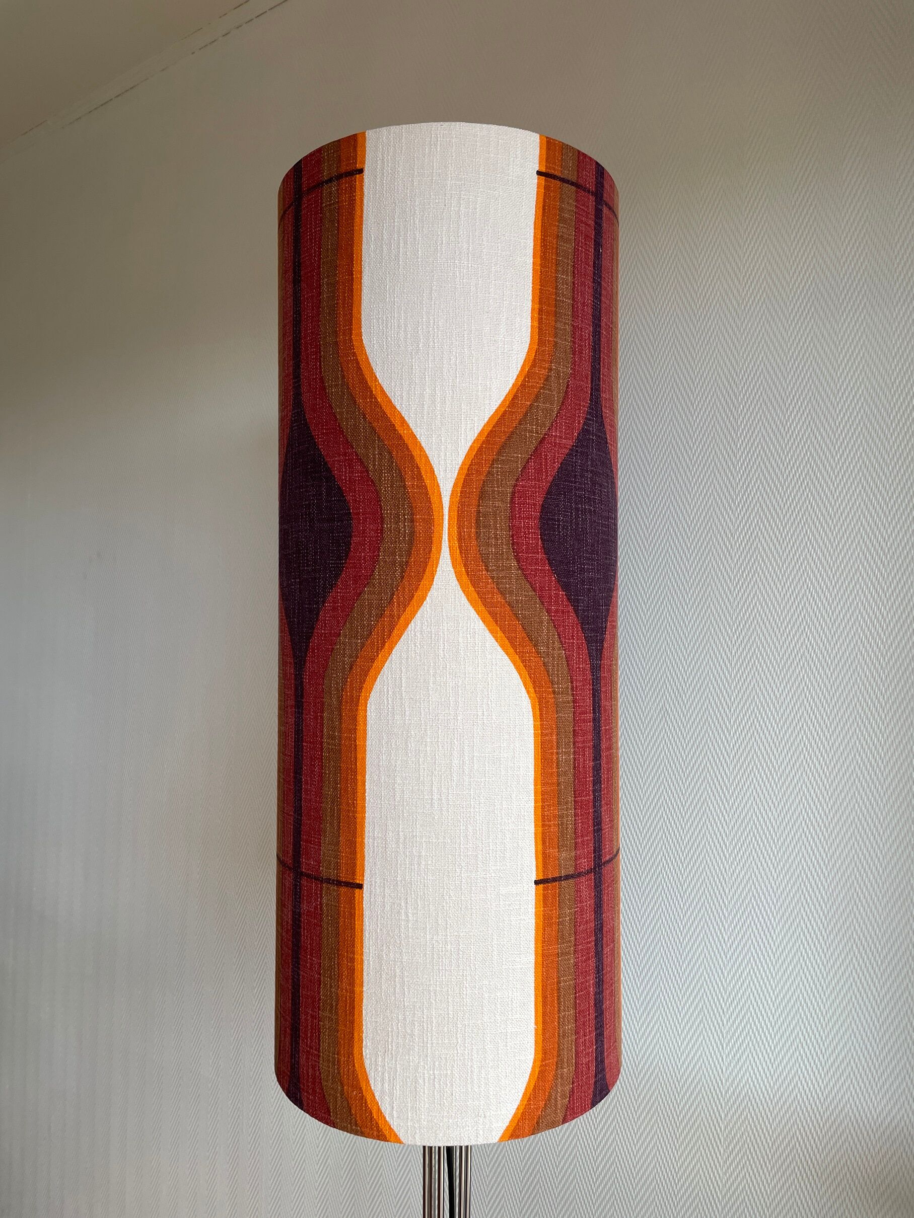 Lampshade Metropolis fabric 70s