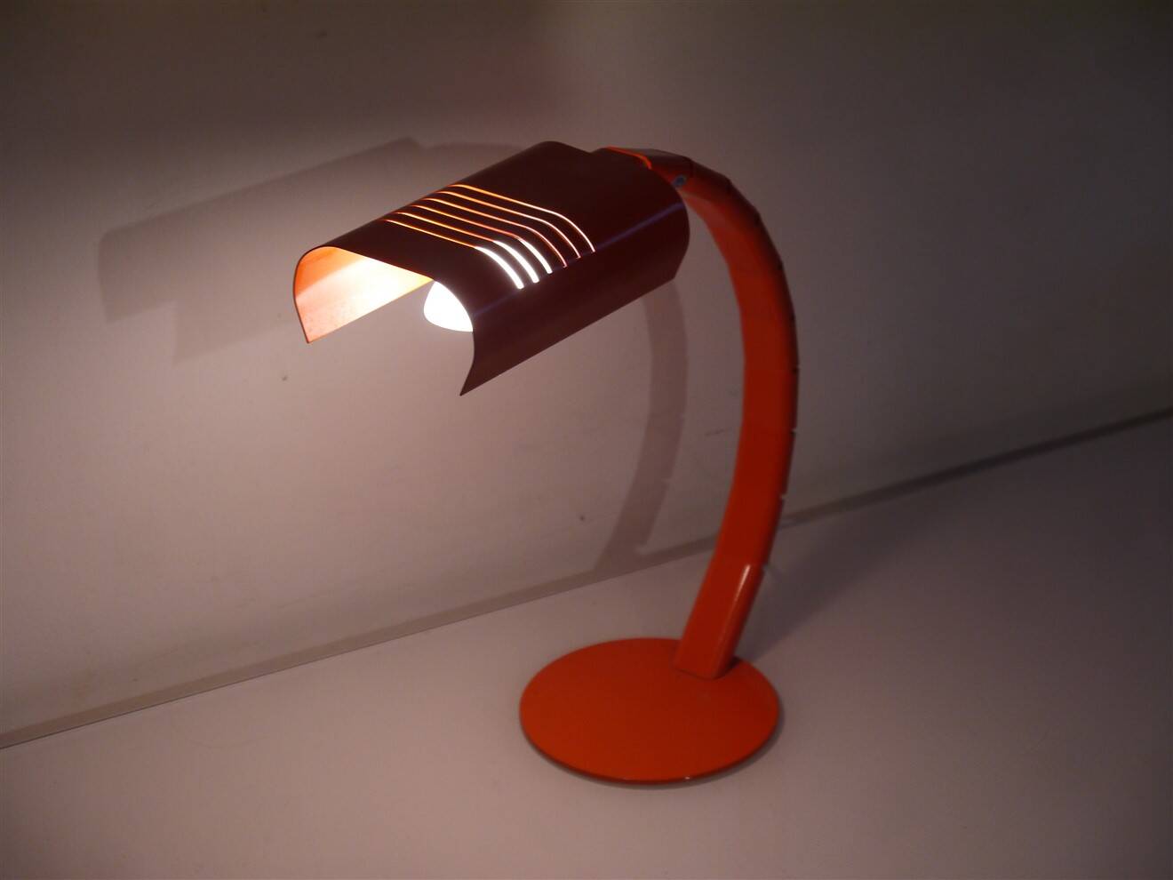 Italian metal lamp, 1970
