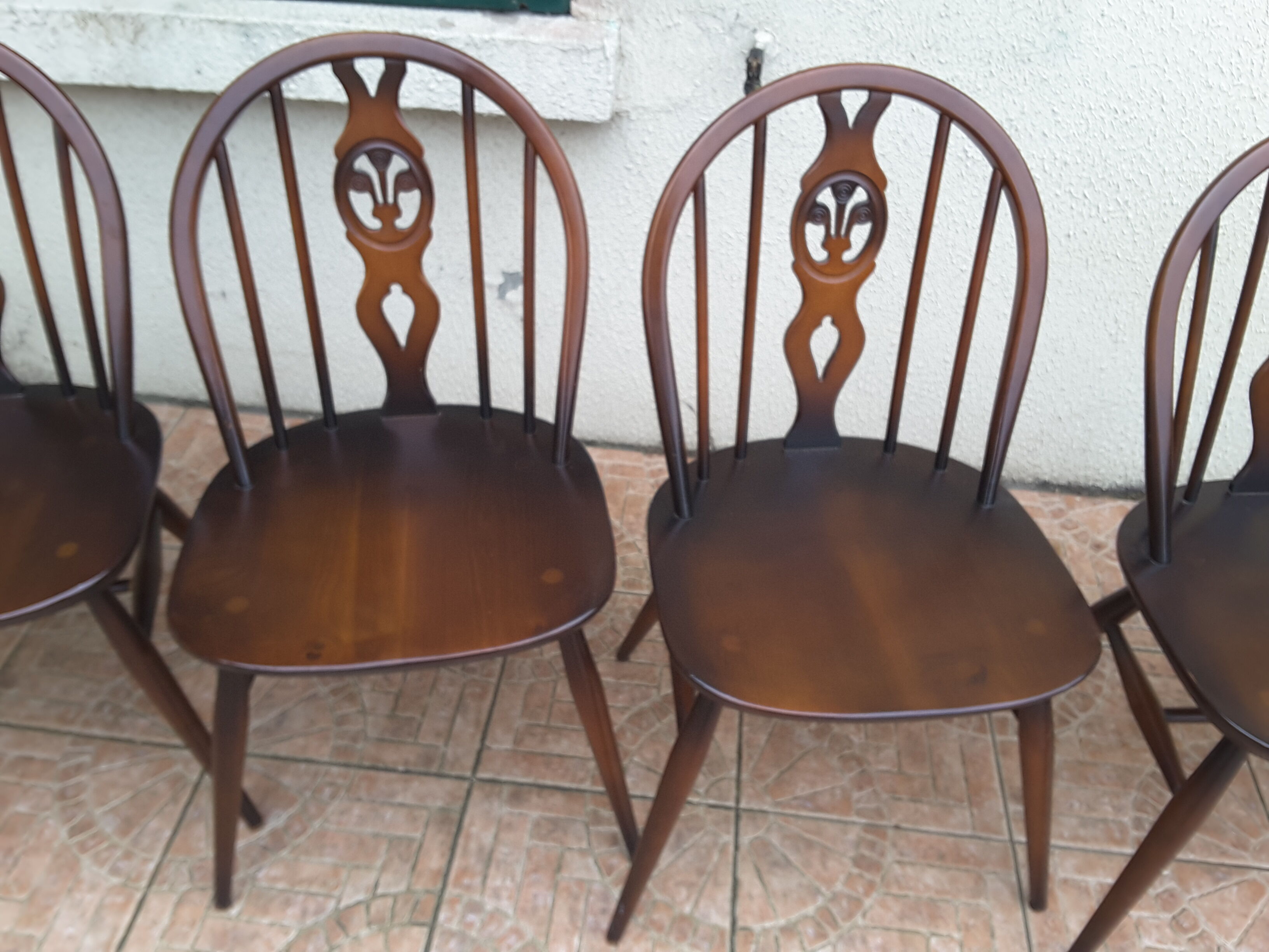 Six Ercol chairs