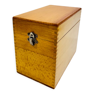 Boîte à fiches vintage