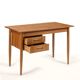 Scandinavian desk with mobile drawer unit and armchair, Denmark, 1960s
