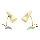 Pair of Louis Kalff bedside lamps