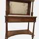 Louis XVI style credenza in mahogany and 19th century veneer