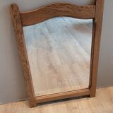 Wooden mustache mirror